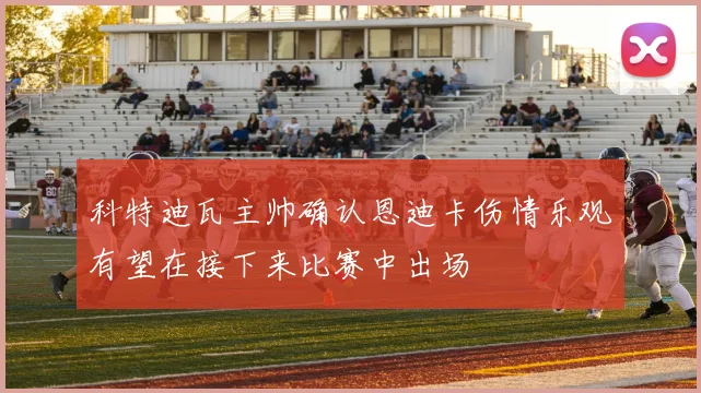 科特迪瓦主帅确认恩迪卡伤情乐观有望在接下来比赛中出场